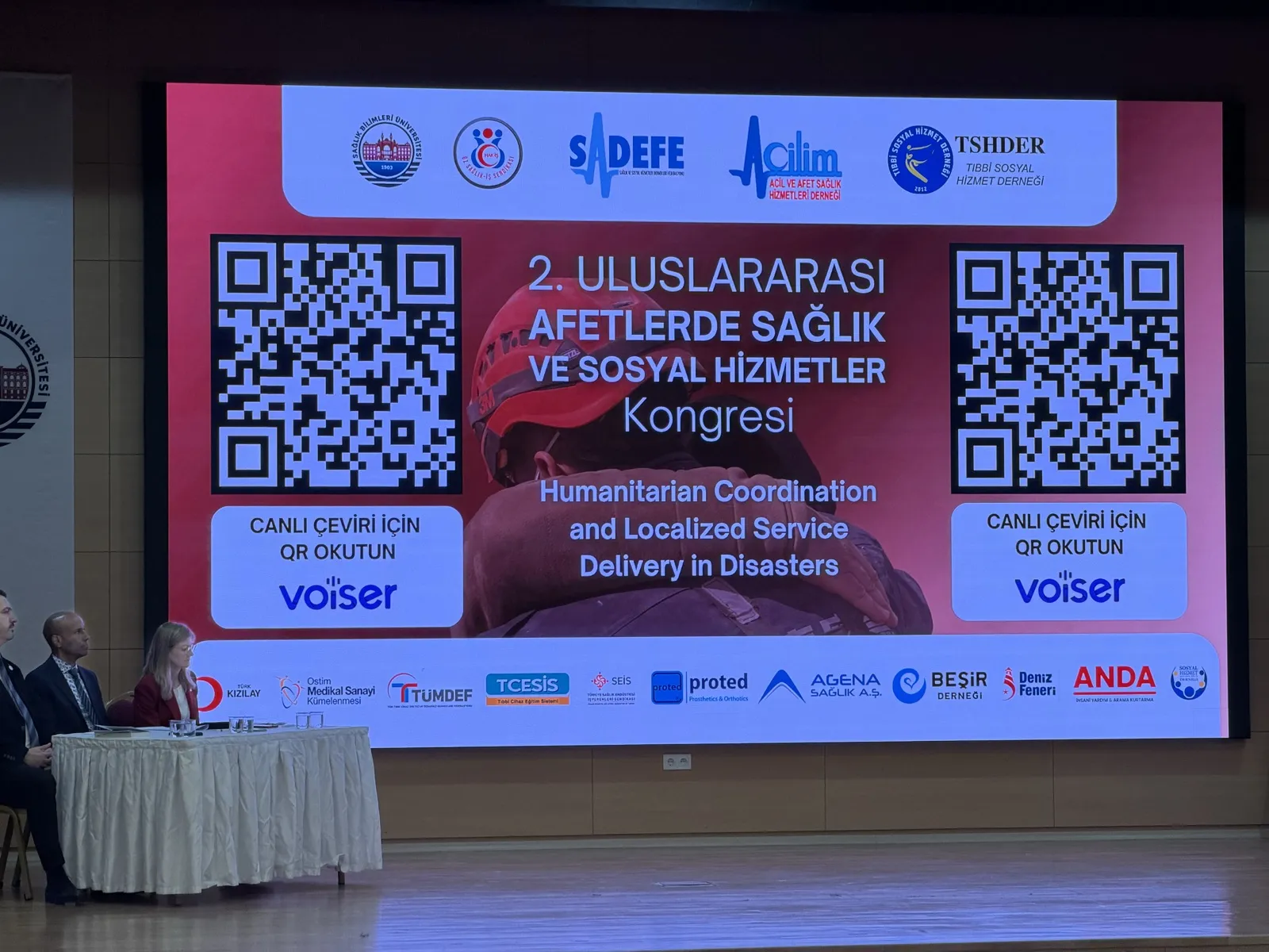 Voiser Live simultaneous translation event setup 1